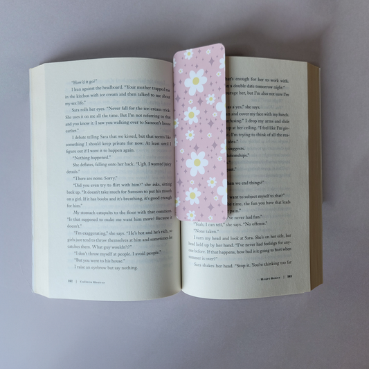 Pink Daisy Bookmark